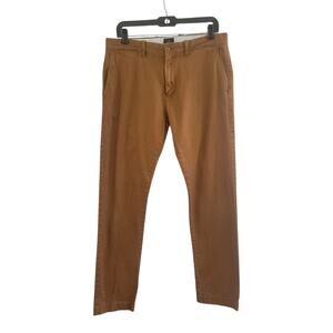 J.CREW 484 Slim-Fit Stretch Chino‎ Pants Men's 33 X 32 Brown